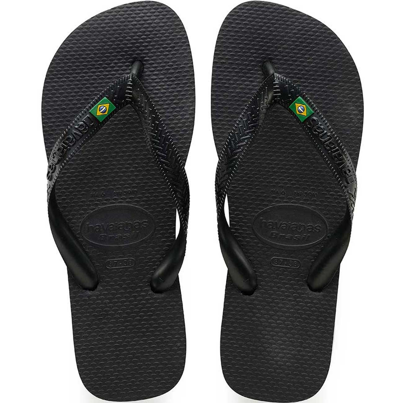 SANDÁLIA BRASIL PRETO 37/38 HAVAIANAS 