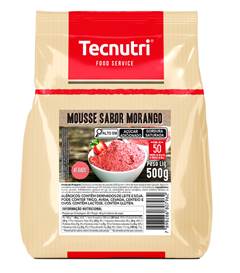 MOUSSE MORANGO TECNUTRI  