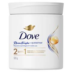 CREME DE TRATAMENTO RECONSTRUÇÃO + QUERATINA DOVE 