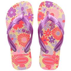 SANDÁLIA KIDS FLORES BUTTERCREAM 33/34 HAVAIANAS