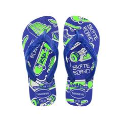 SANDÁLIA KIDS ATHLETIC BRANCO/AZUL NAVAL 33/34 HAVAIANAS 