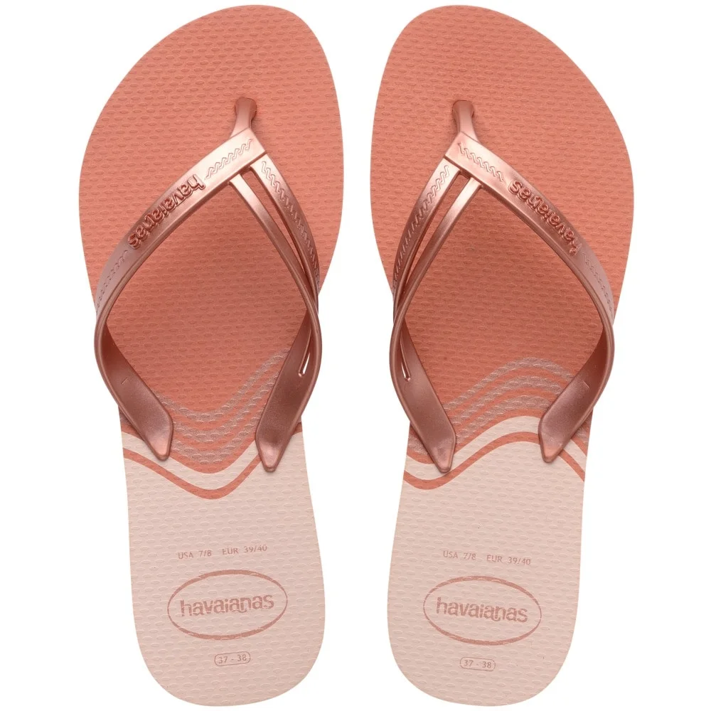 SANDÁLIA ELEGANCE PRINT ROSA CLAY 41/42 HAVAIANAS 