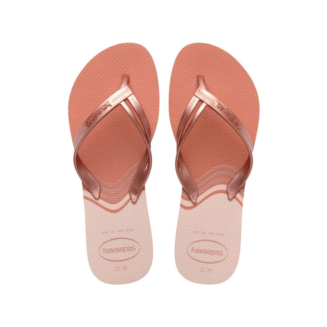 SANDÁLIA ELEGANCE PRINT ROSA CLAY 39/40 HAVAIANAS 