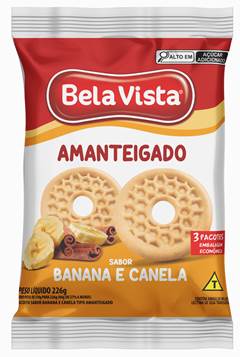 BISC.AMANTEIGADO BANANA E CANELA BELA VISTA