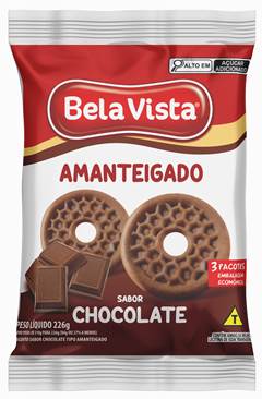 BISC.AMANTEIGADO CHOCOLATE  BELA VISTA