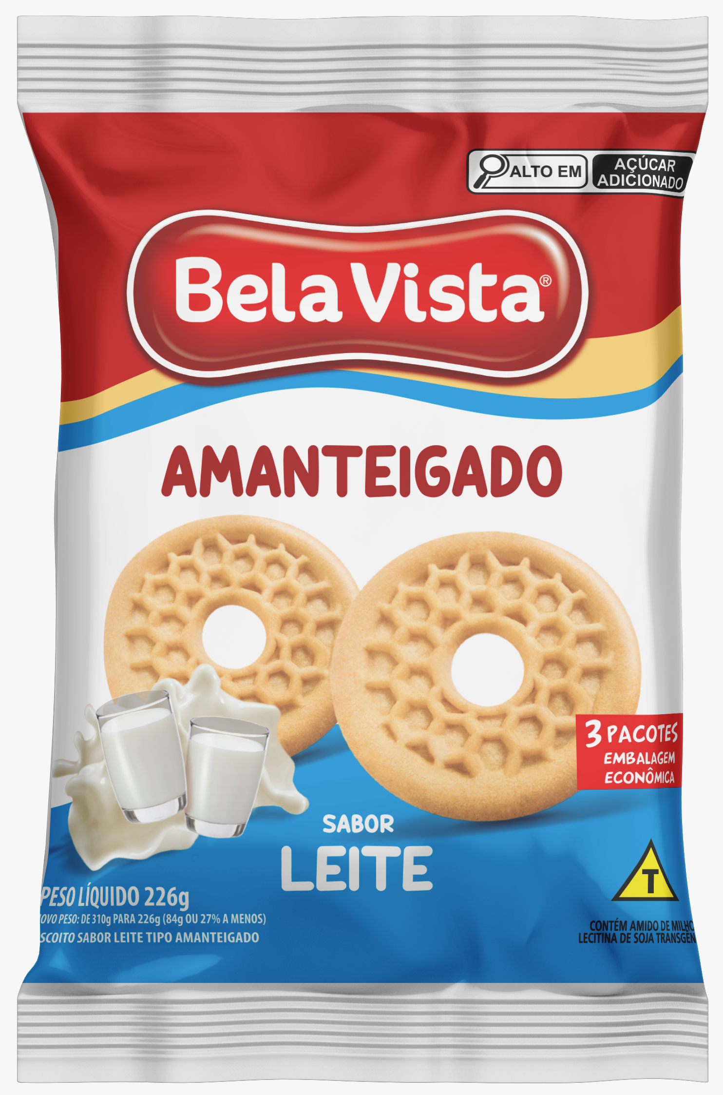 BISC.AMANTEIGADO LEITE  BELA VISTA