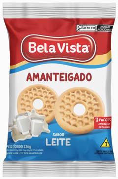 BISC.AMANTEIGADO LEITE  BELA VISTA