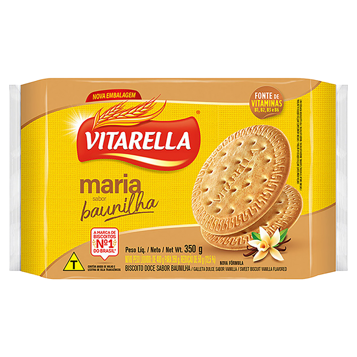 BISCOITO MARIA BAUNILHA VITARELLA  