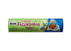 BISC.RECHEADO BICHOS CHOCOLATE BAUNILHA FAZENDINHA