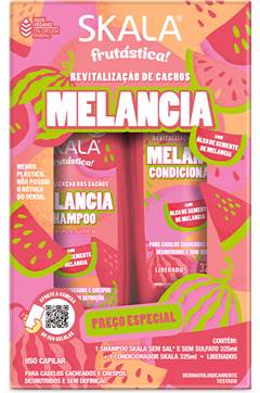 SHAMPOO+CONDICIONADOR MELANCIA SKALA 