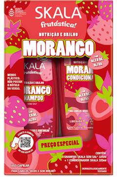 SHAMPOO+CONDICIONADOR MORANGO SKALA 