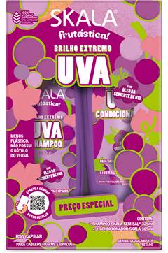 SHAMPOO+CONDICIONADOR UVA SKALA 