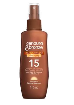 ÓLEO BRONZEADOR SPRAY FPS 15 CENOURA&BRONZE   