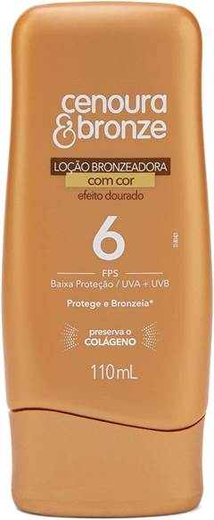 LOÇÃO BRONZEADORA FPS 6 CENOURA&BRONZE 