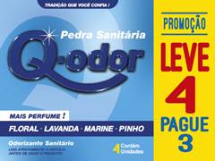 PEDRA SANITÁRIA SORTIDA LEVE 4 PAGUE 3 Q-ODOR