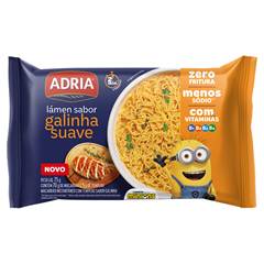 MACARRÃO INSTÂNTANEO MINIONS GALINHA SUAVE ADRIA