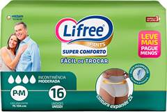 FRALDA GERIÁTRICA SUPER CONFORTO P/M LIFREE