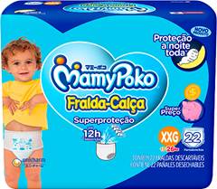 FRALDA SUPER PROTEÇÃO JUMBO XXG MAMYPOKO 