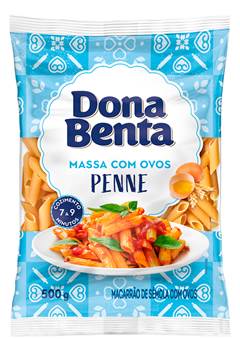 MACARRÃO COM OVOS PENNE DONA BENTA