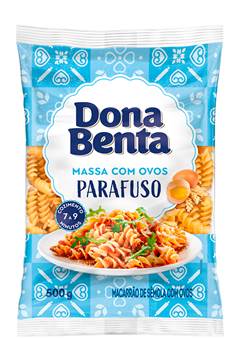 MACARRÃO COM OVOS PARAFUSO DONA BENTA