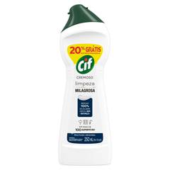 SAPONÁCEO CREMOSO BRANCO  LIMPEZA PROFUNDA L250 P200ML CIF