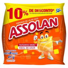 LÃ DE AÇO LEVE 20 PAGUE 18 ASSOLAN