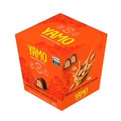 BOMBOM BRANCO COM CREME AMENDOIM YAMO