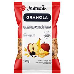GRANOLA INTEGRAL COM CEREAIS MAÇÃ E BANANA NATURALE