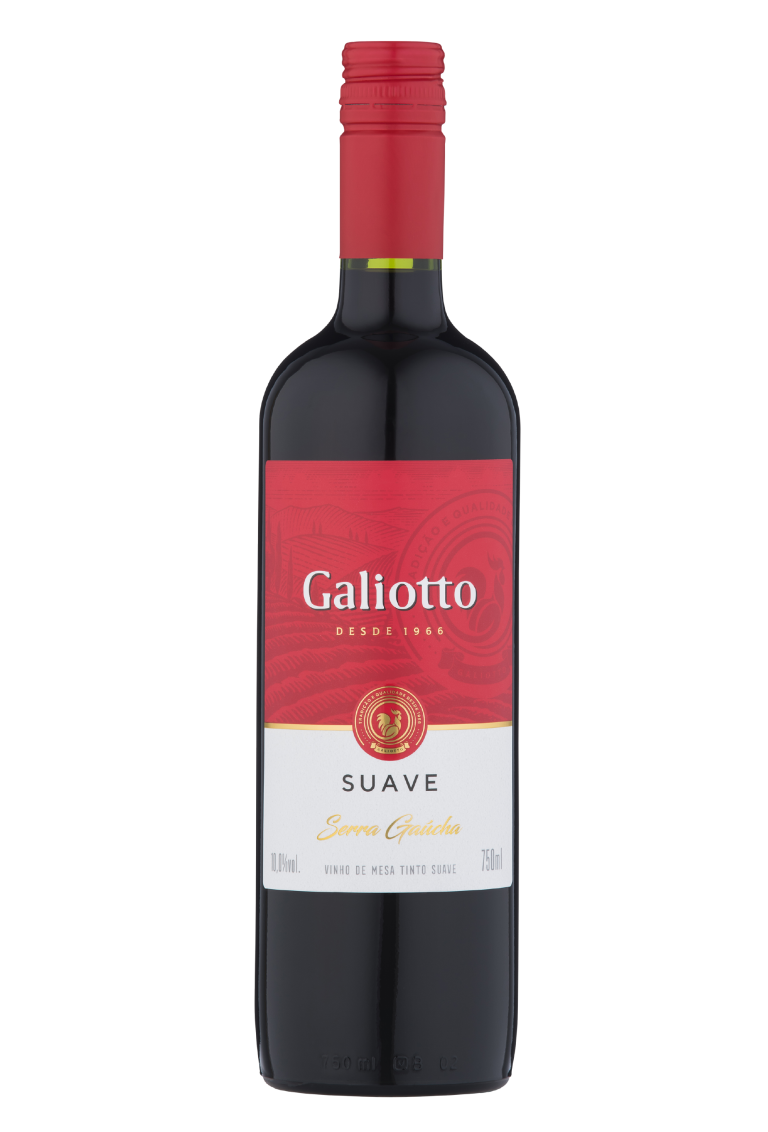 BEBIDA VINHO TINTO SUAVE GALIOTTO 