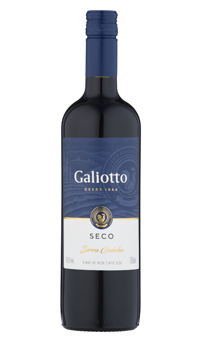 BEBIDA VINHO TINTO SECO GALIOTTO 