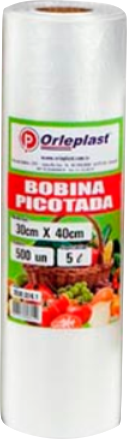 SACOLA PICOTADA 30X40 5LT ORLEPLAST