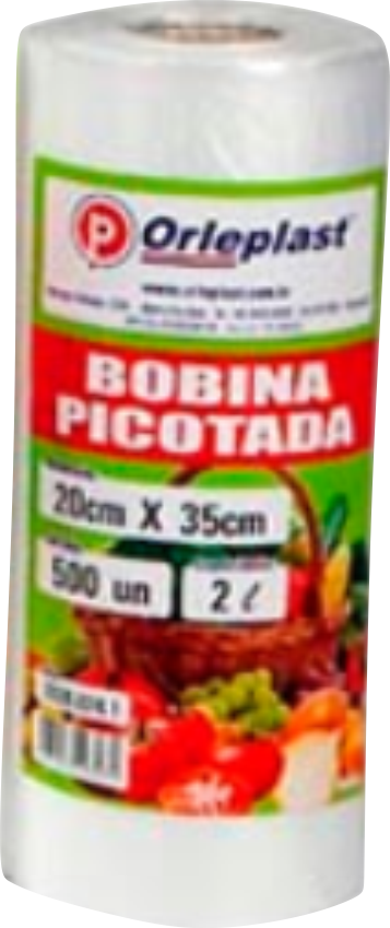 SACOLA PICOTADA 20X35 2LT ORLEPLAST