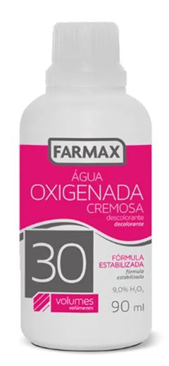 ÁGUA OXIGENADA CREMOSA 30 VOLOMES FARMAX