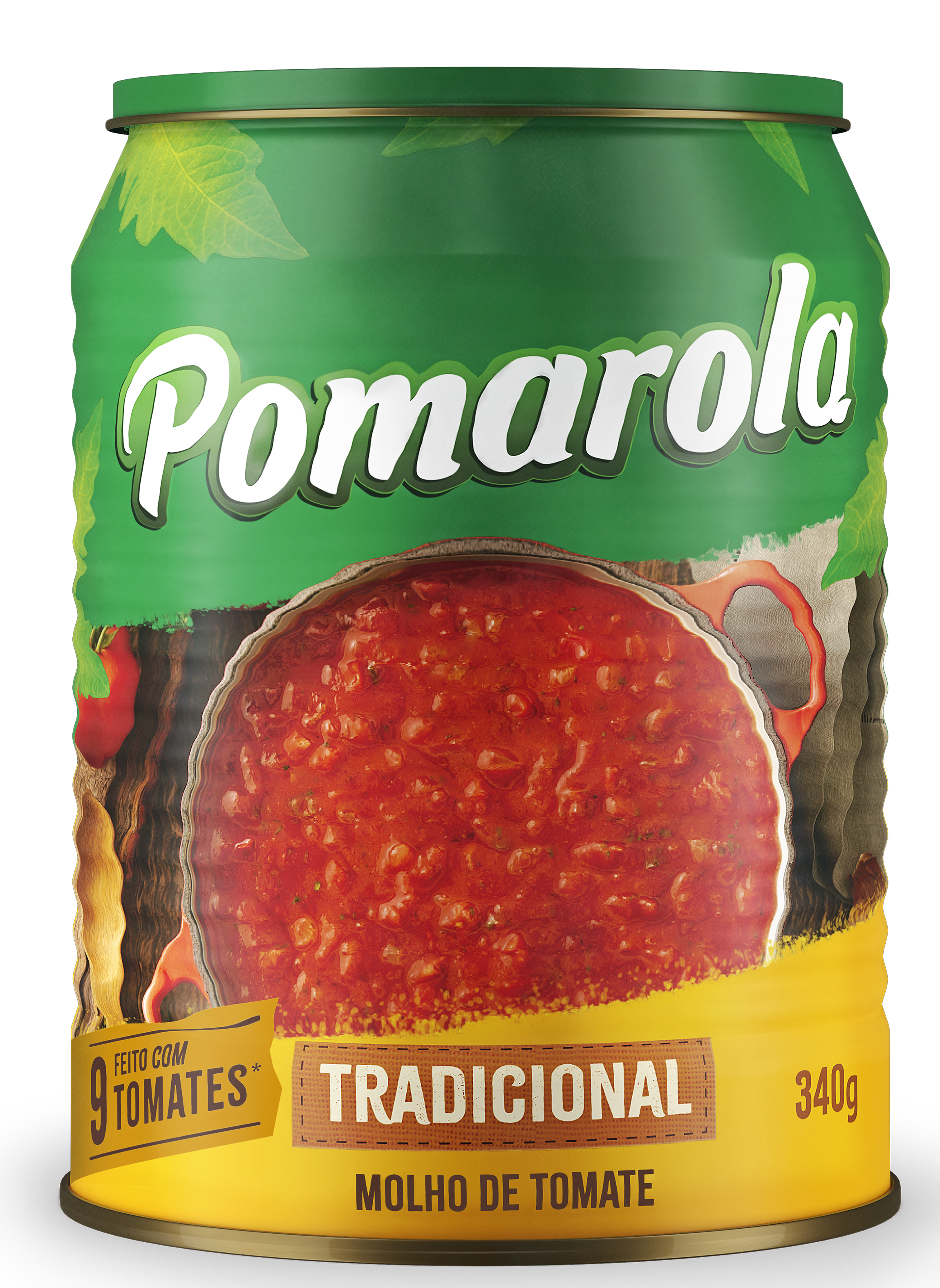 MOLHO TOMATE TRADICIONAL LATA POMAROLA 