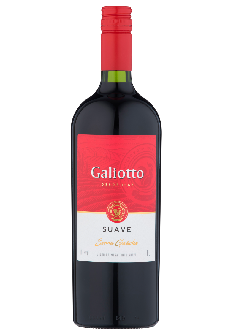 BEBIDA VINHO TINTO SUAVE GALIOTTO 