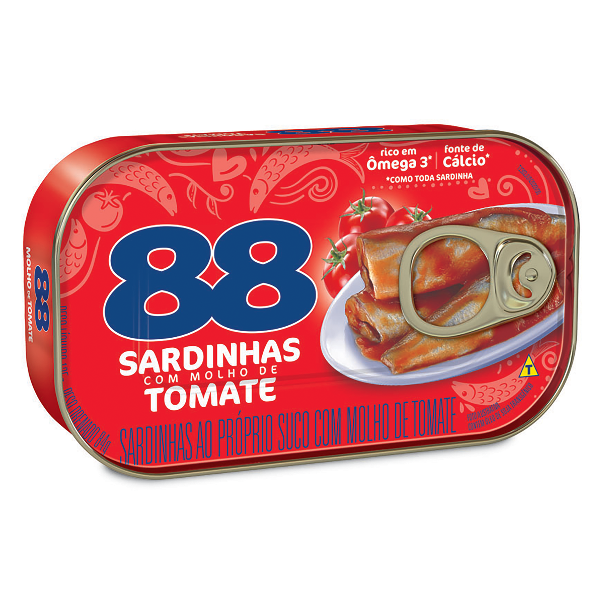 SARDINHA TOMATE ABRE FÁCIL 88