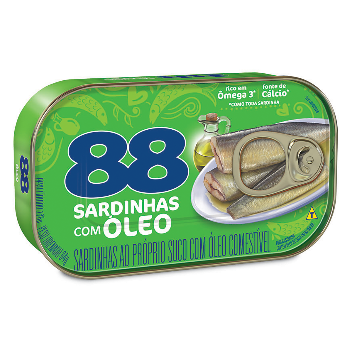 SARDINHA ÓLEO ABRE FÁCIL 88 