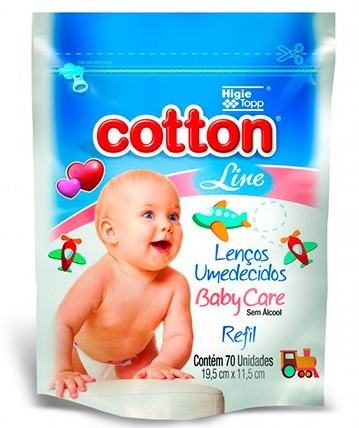 LENÇO UMEDECIDO REFIL COTTON 