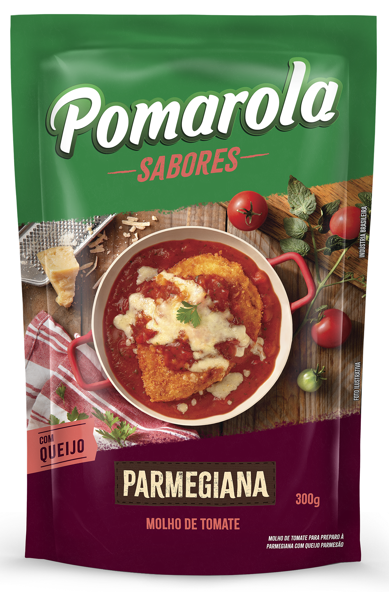 MOLHO TOMATE PARMEGIANA SACHÊ POMAROLA 