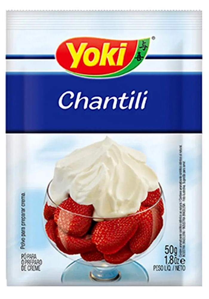 PÓ CHANTILI SACHÊ YOKI 