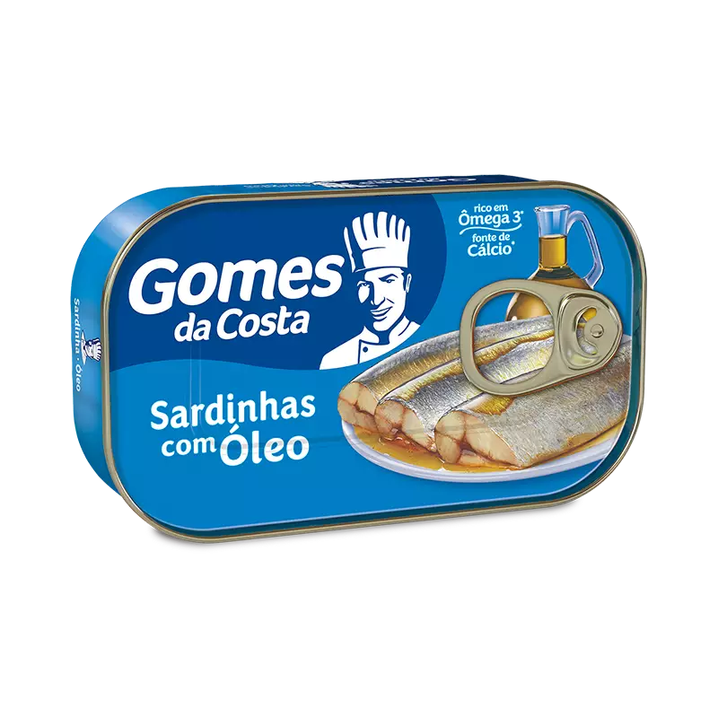 SARDINHA ÓLEO ABRE FÁCIL GOMES DA COSTA 