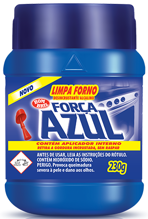 LIMPA FORNO PASTA FORÇA AZUL