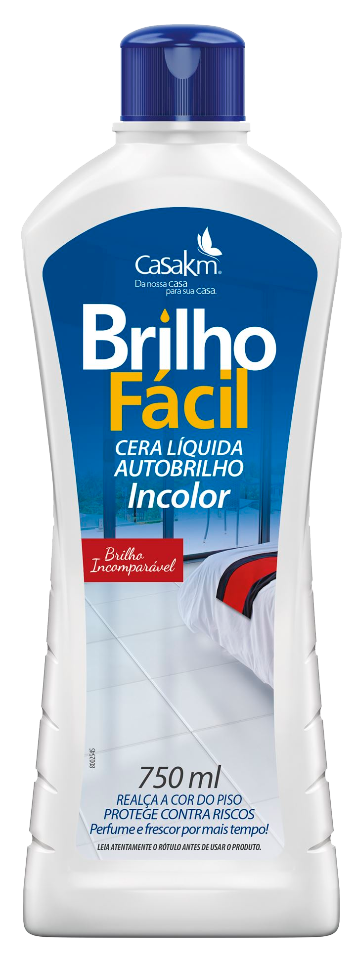 CERA LÍQUIDA INCOLOR BRILHO FÁCIL